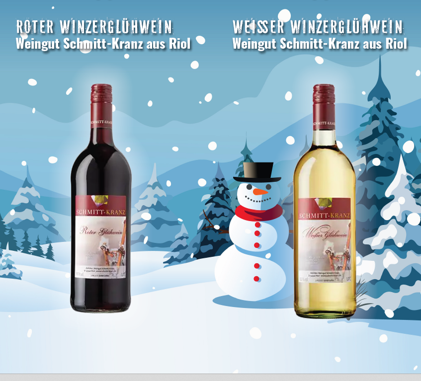 Mosel Winzer Glühwein (weiß) 1l-Glasfalsche