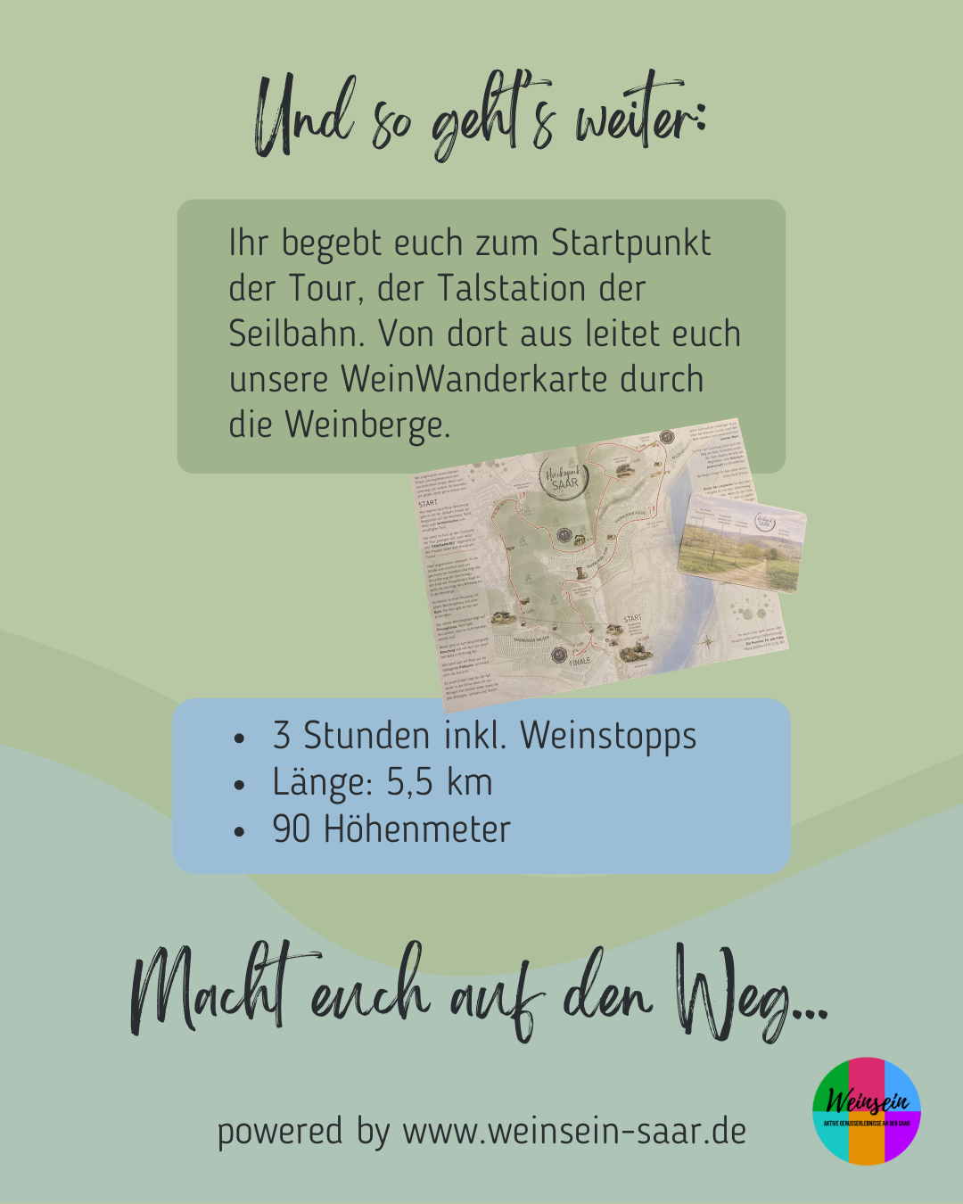 Weinwanderung in Saarburg "Huckepack Saar" 